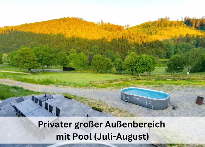 Grimme - 350m2, 18 Betten - Mit Indoorspielplatz, Pool, Grosser Terrasse, Grill, Sauna, Kicker, Dart, Uvm - Ideal Fuer Familien Schmallenberg